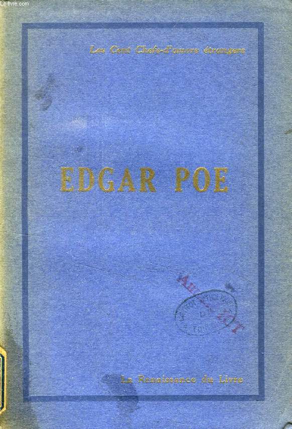 EDGAR POE, CONTES ET POESIES