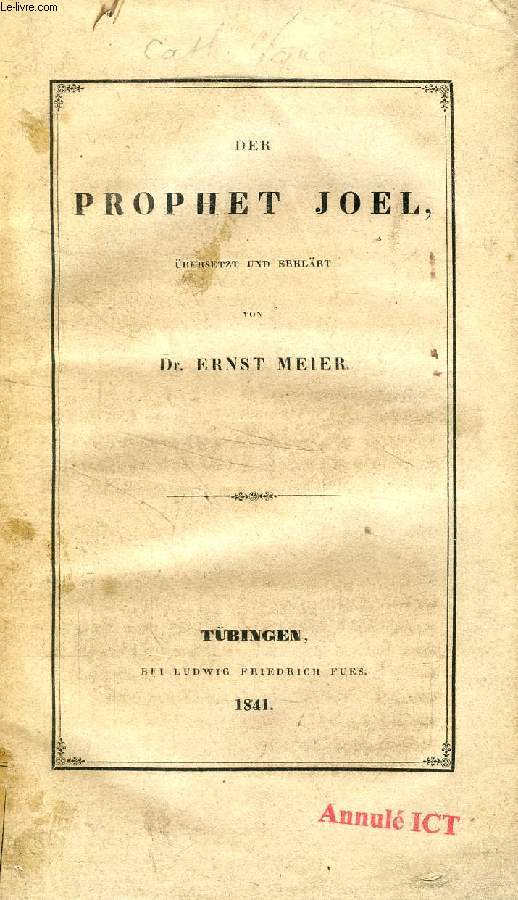 DER PROPHET JOEL
