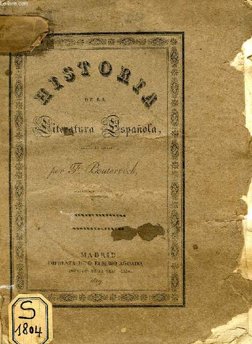HISTORIA DE LA LITERATURA ESPAOLA