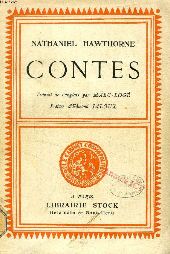 CONTES DE NATHANIEL HAWTHORNE