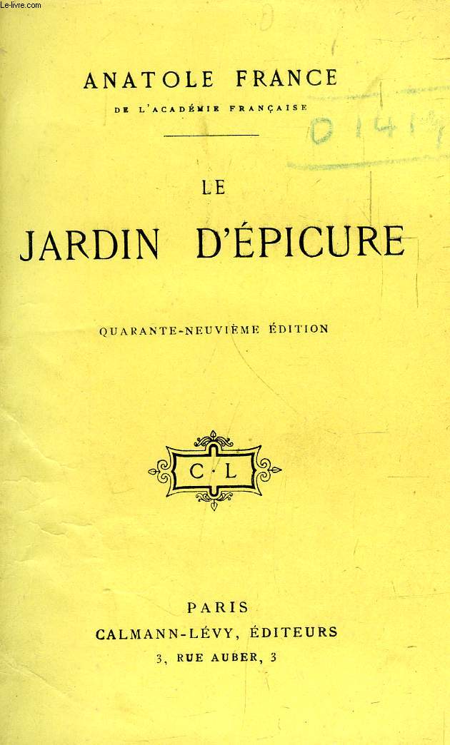 LE JARDIN D'EPICURE