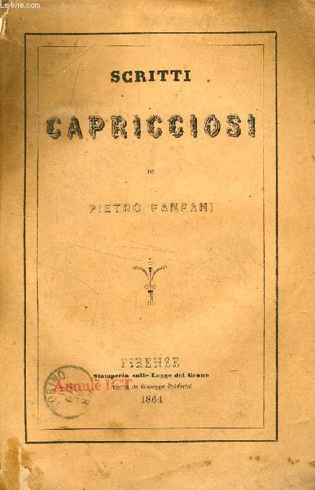 SCRITTI CAPRICIOSI