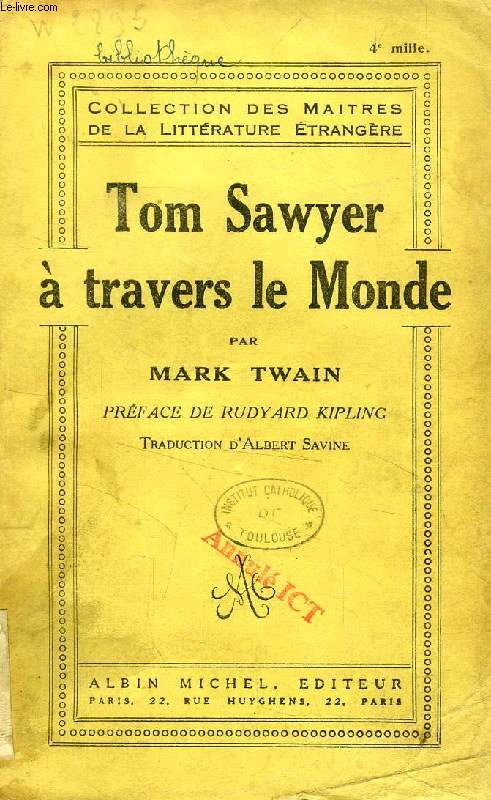 TOM SAWYER A TRAVERS LE MONDE