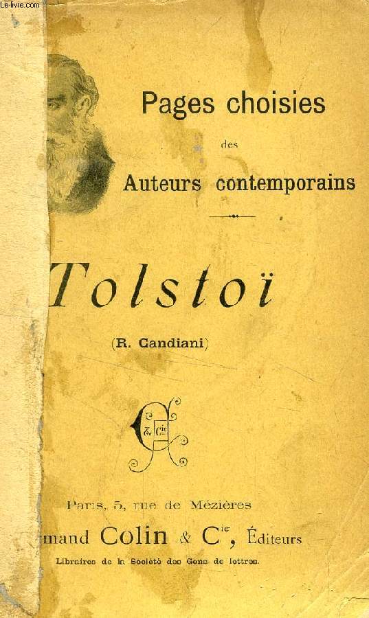 PAGES CHOISIES DES AUTEURS CONTEMPORAINS, TOLSTO