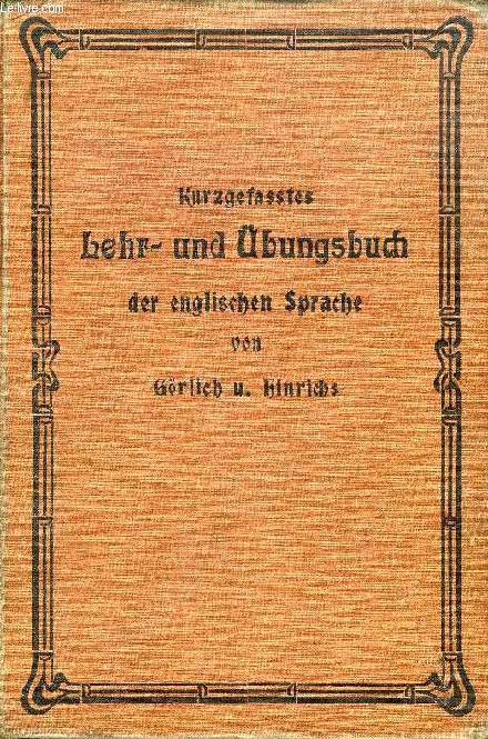 KURZGEFATES LEHR- UND BUNGSBUCH DER ENGLISCHEN SPRACHE