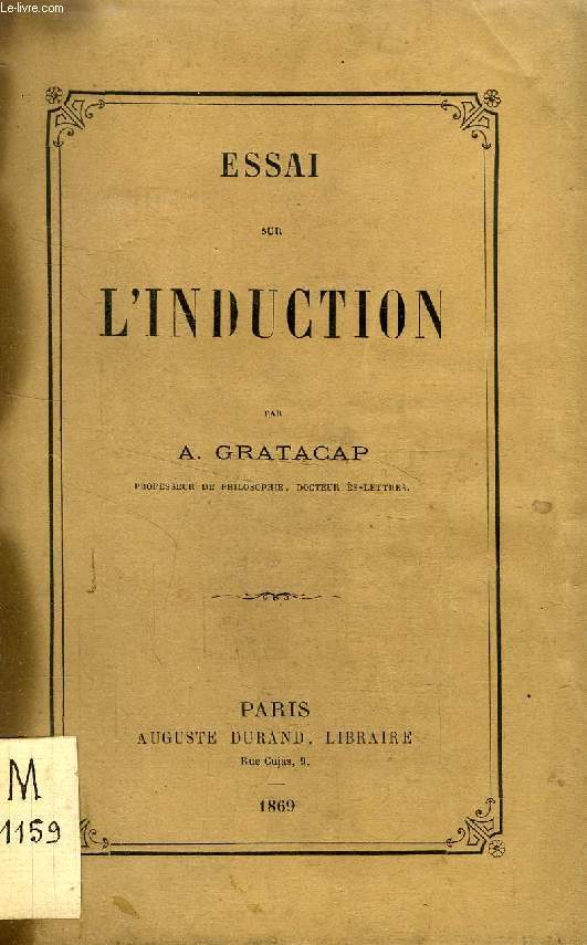 ESSAI SUR L'INDUCTION