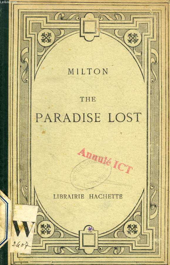 THE PARADISE LOST (EXTRAITS)