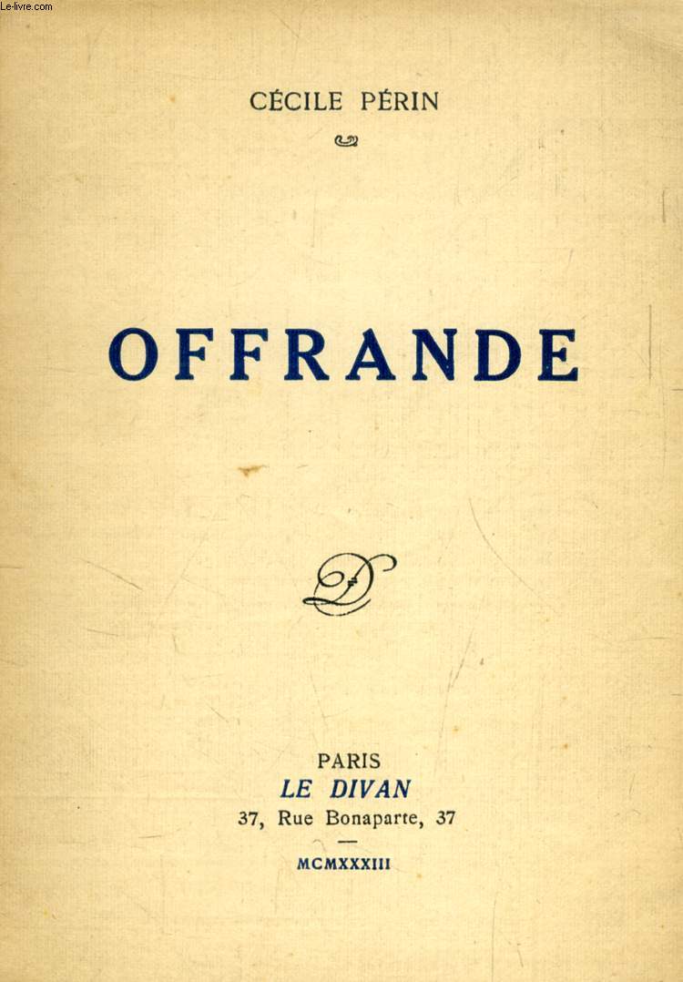 OFFRANDE