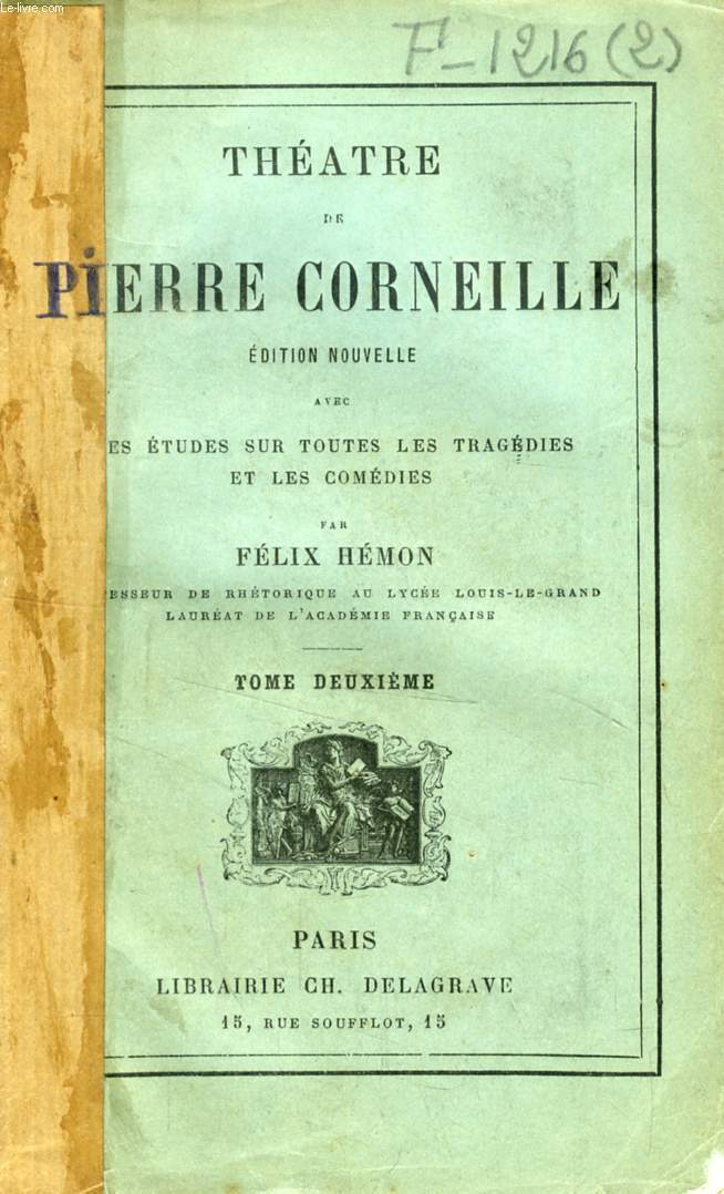 THEATRE DE PIERRE CORNEILLE, TOME II