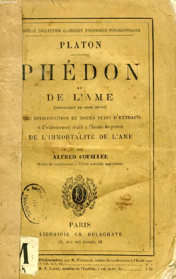PHEDON, OU DE L'AME