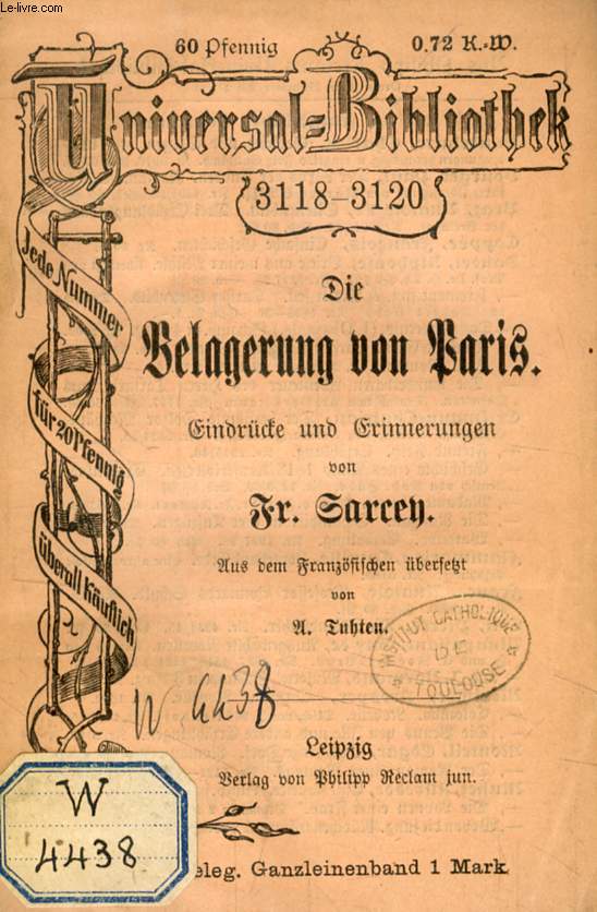 DIE BELAGERUNG VON PARIS