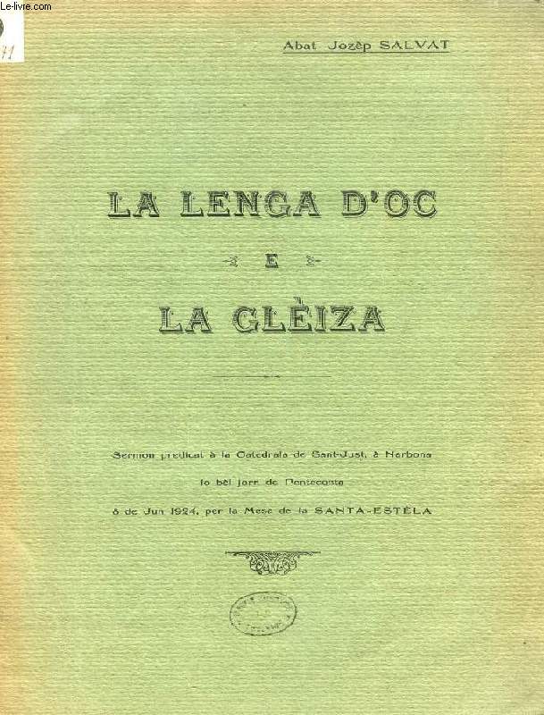 LA LENGUA D'OC E LA GLEIZA (SERMON)