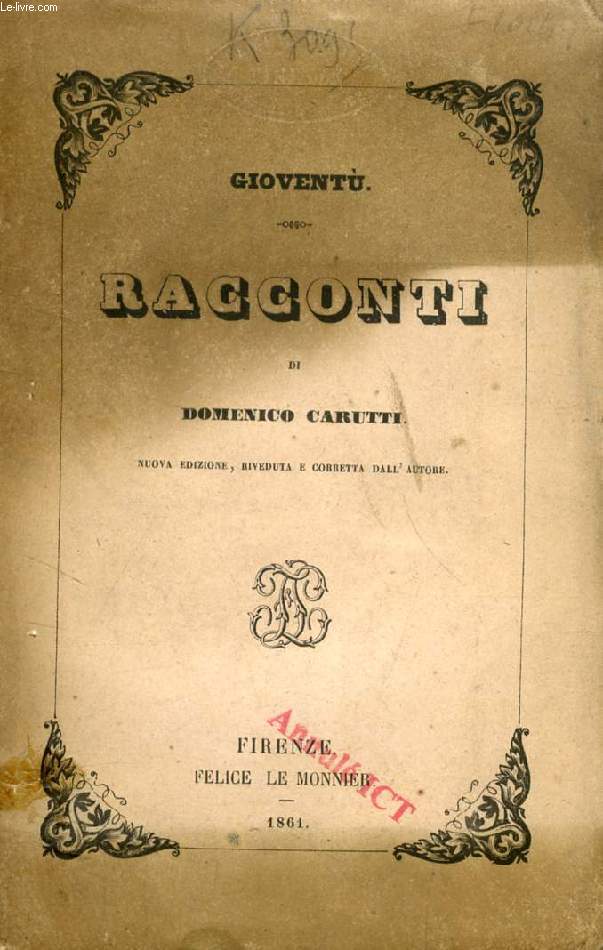 RACCONTI (GIOVENTU')