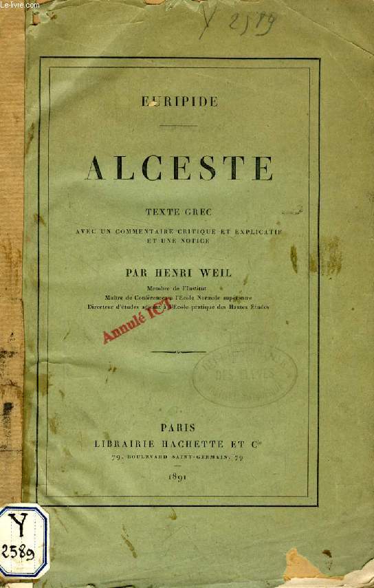 ALCESTE, TEXTE GREC