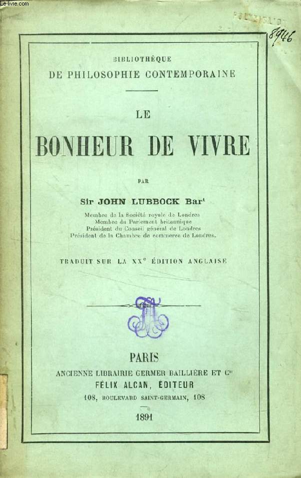 LE BONHEUR DE VIVRE