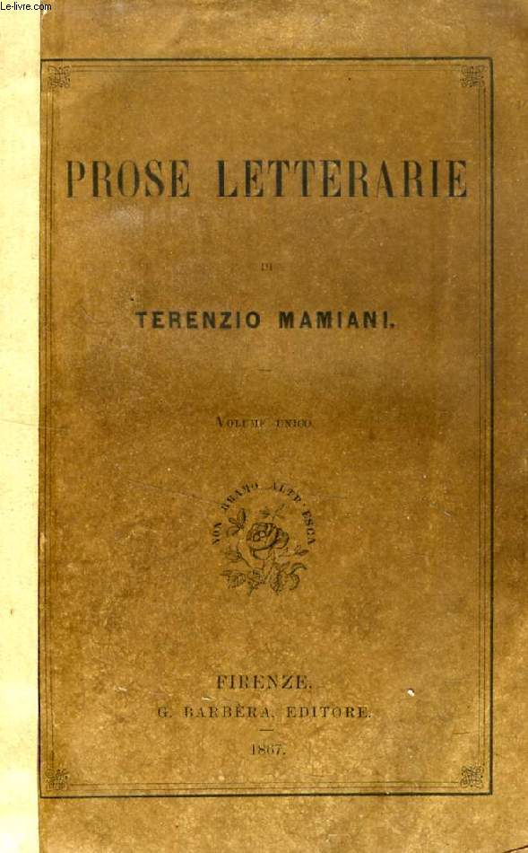 PROSE LETTERARIE