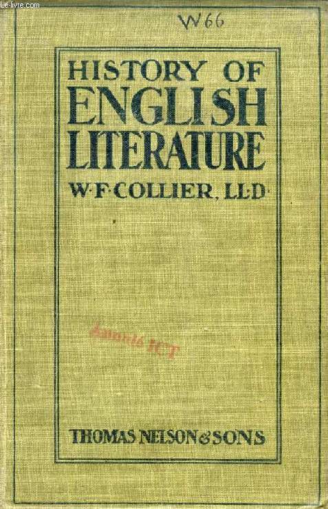 A HISTORY OF ENGLISH LITERATURE