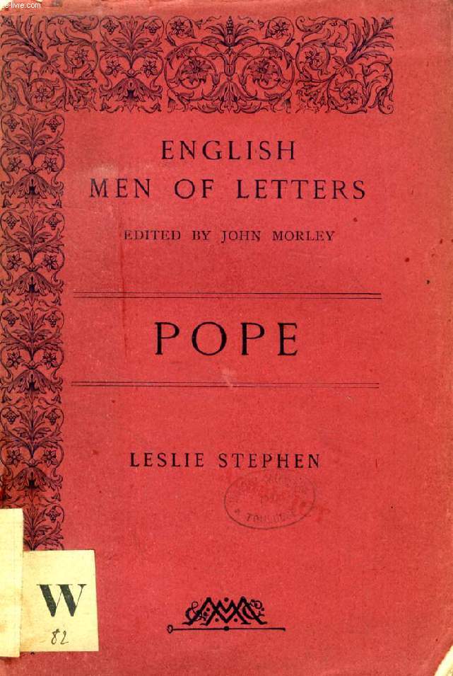 ALEXANDER POPE (English Men of Letters)