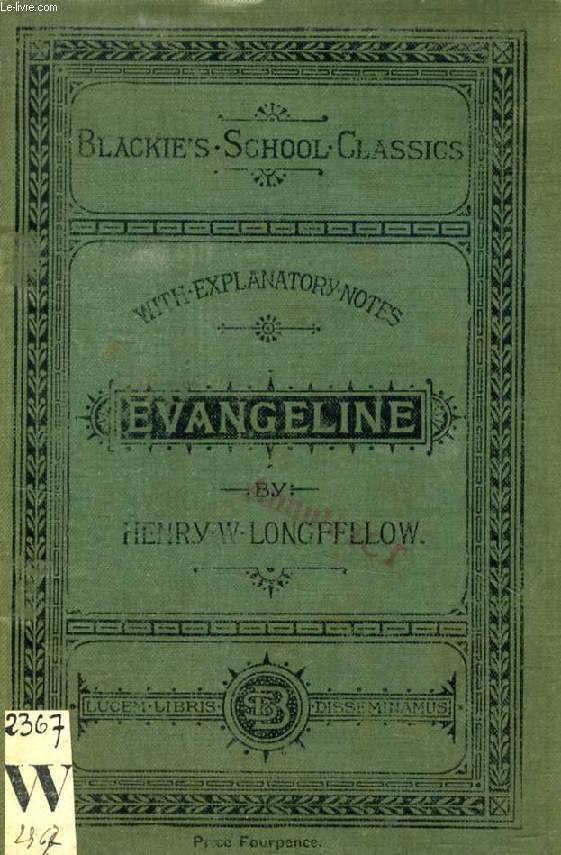 EVANGELINE, A TALE OF ACADIE