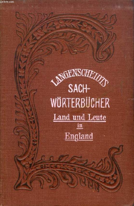 LANGENSCHEIDTS SACHWRTERBCHER, LAND UND LEUTE IN ENGLAND