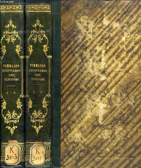 NUOVO DIZIONARIO DEI SINONIMI DELLA LINGUA ITALIANA, 2 VOLUMI (A-Z)