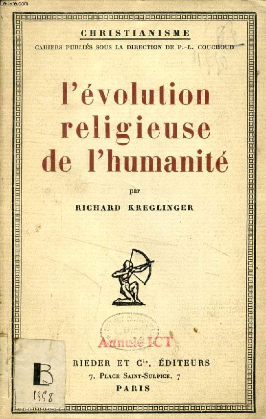 L'EVOLUTION RELIGIEUSE DE L'HUMANITE