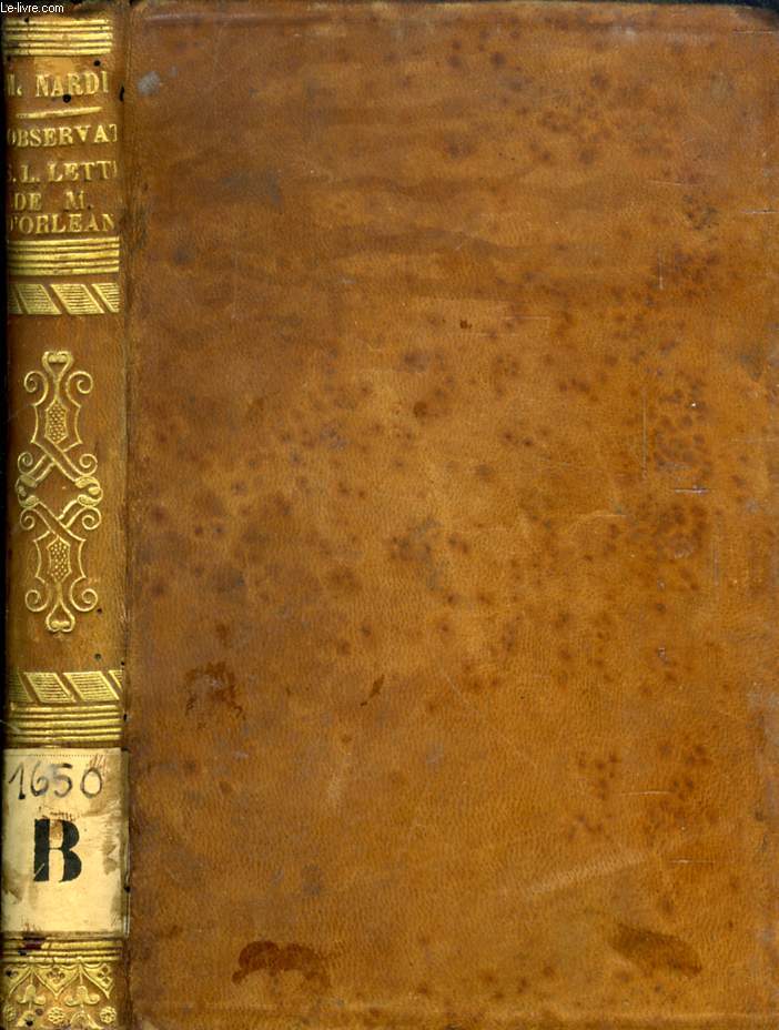 OBSERVATIONS SUR LES LETTRES DE Mgr L'EVEQUE D'ORLEANS