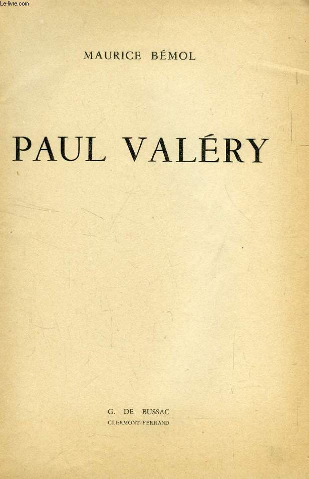 PAUL VALERY