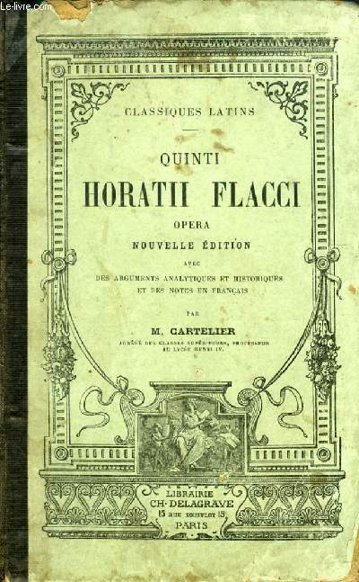 QUINTI HORATII FLACCI OPERA