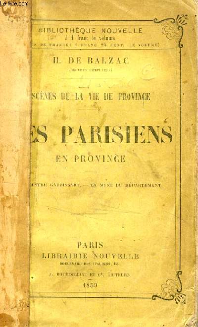 LES PARISIENS EN PROVINCE (SCENES DE LA VIE DE CAMPAGNE)