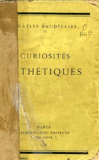 CURIOSITES ESTHETIQUES