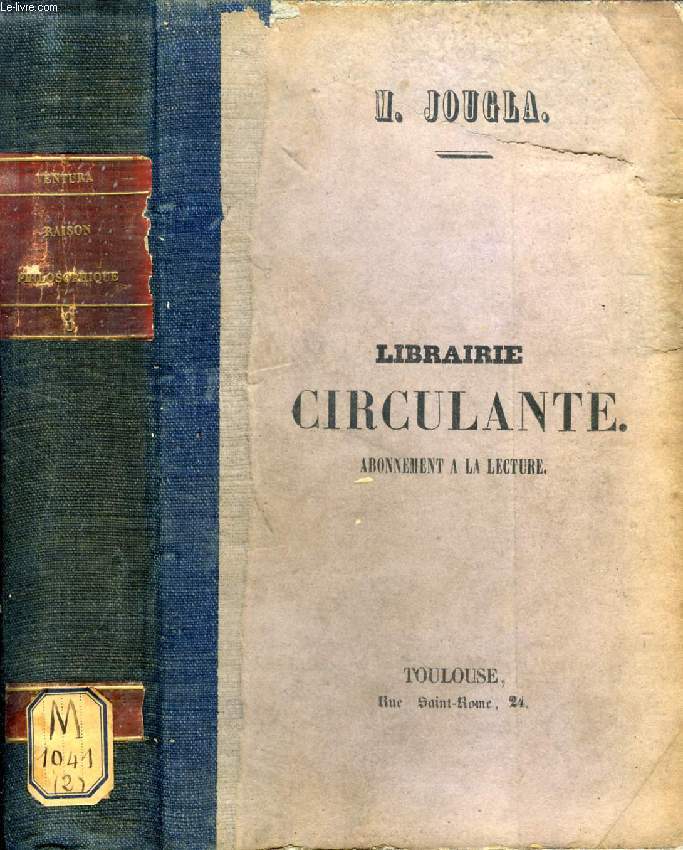 LA RAISON PHILOSOPHIQUE ET LA RAISON CATHOLIQUE, CONFERENCES PRECHEES A PARIS DANS L'ANNEE 1854, TOME III