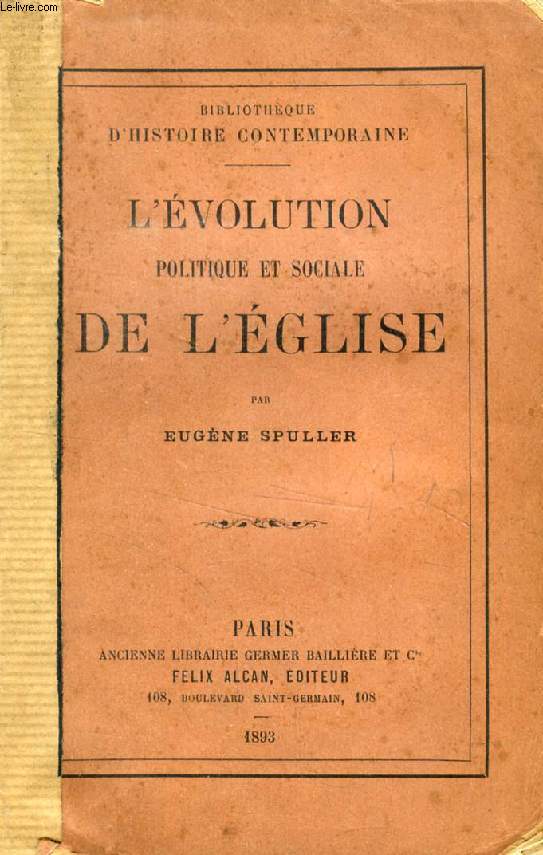 L'EVOLUTION POLITIQUE ET SOCIALE DE L'EGLISE