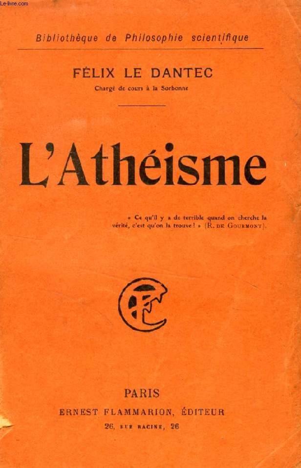 L'ATHEISME