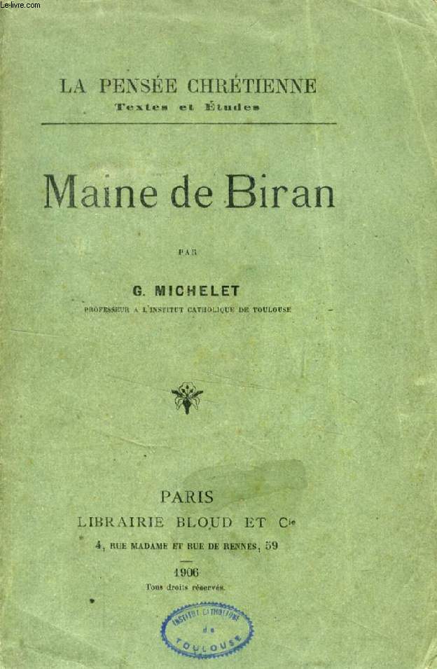 MAINE DE BIRAN