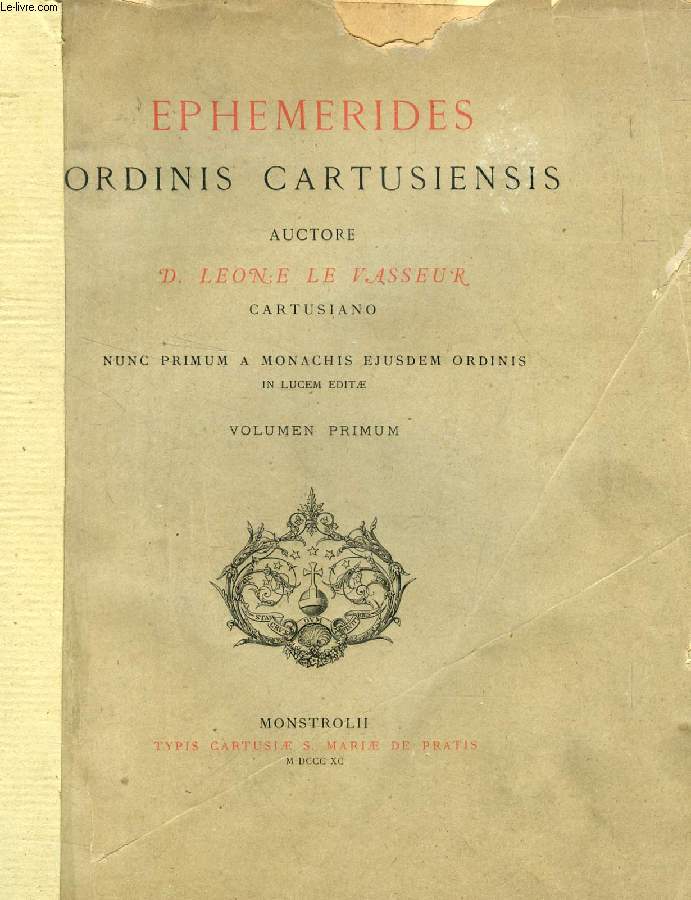 EPHEMERIDES ORDINIS CARTUSIENSIS, 5 VOL.