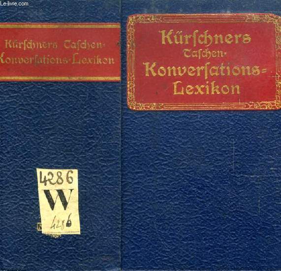 KRSCHNERS TASCHEN- KONVERSATIONS-LEXIKON