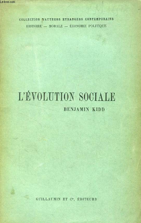 L'EVOLUTION SOCIALE