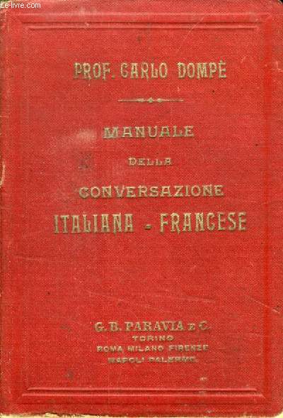 MANUALE DELLA CONVERSAZIONE ITALIANA-FRANCESE