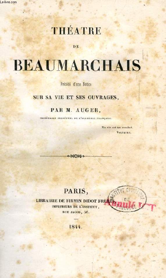 THEATRE DE BEAUMARCHAIS