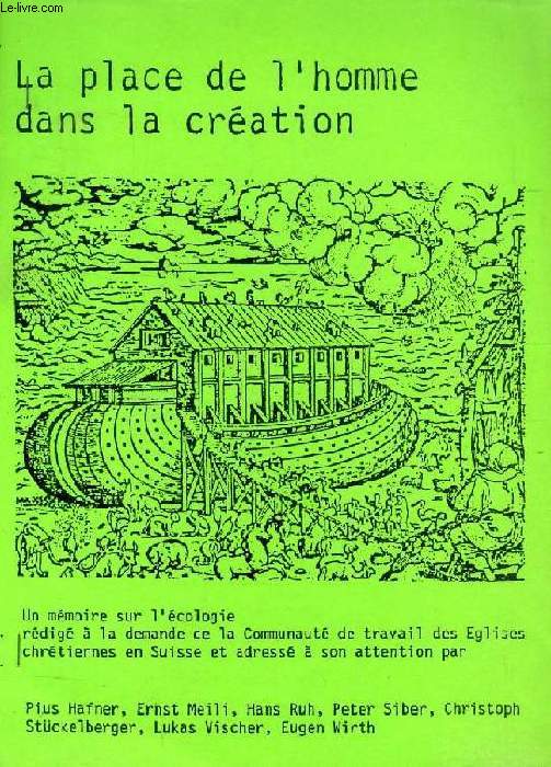 LA LACE DE L'HOMME DANS LA CREATION (MEMOIRE)