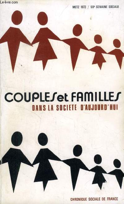 COUPLES ET FAMILLES DANS LA SOCIETE D'AUJOURD'HUI
