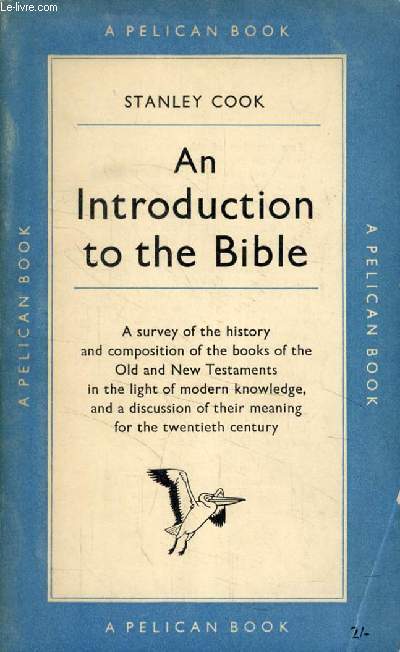 AN INTRODUCTION TO THE BIBLE