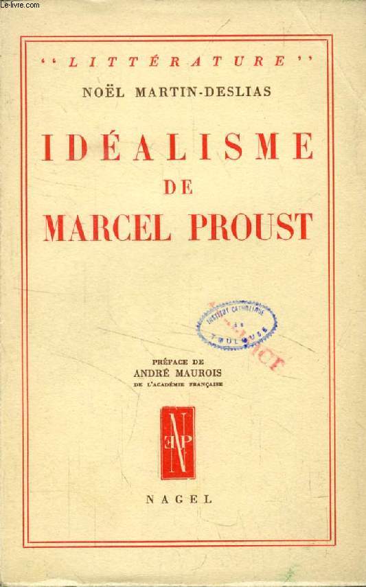 IDEALISME DE MARCEL PROUST
