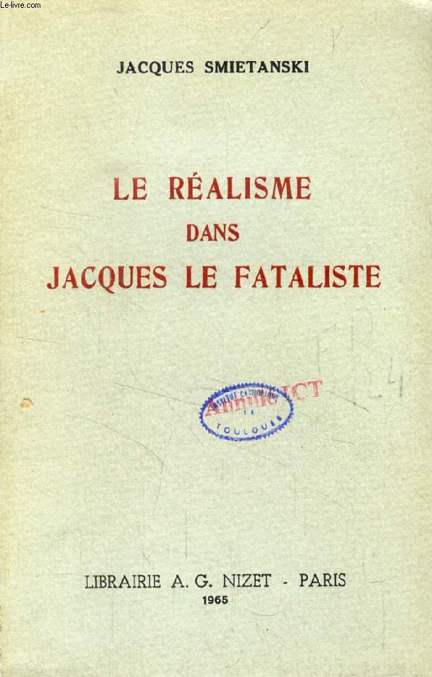 LE REALISME DANS JACQUES LE FATALISTE