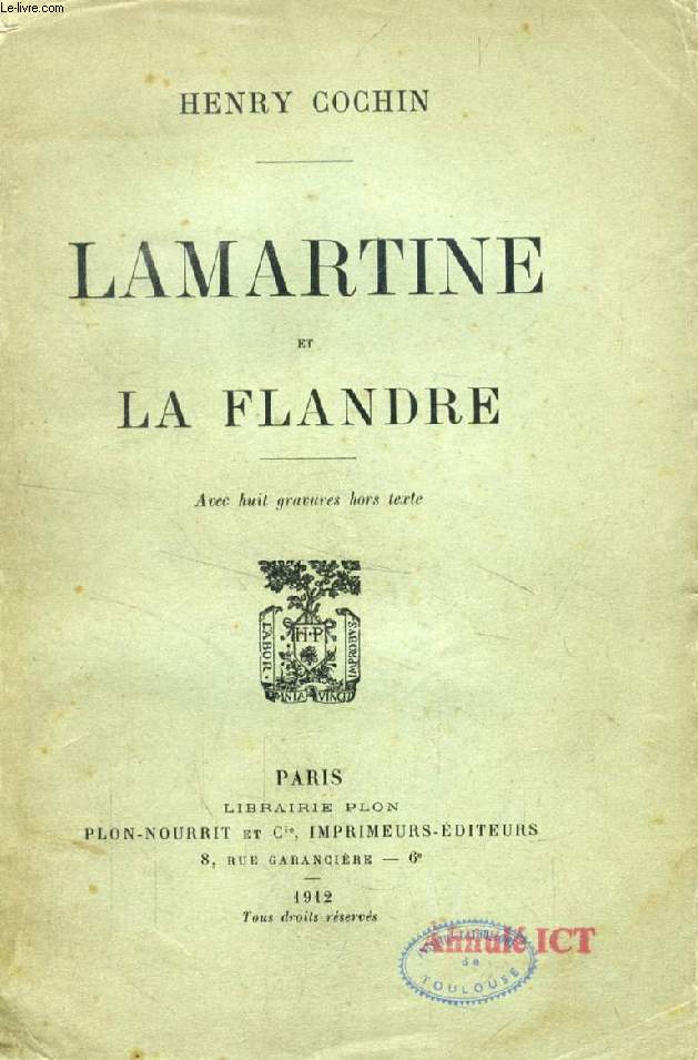 LAMARTINE ET LA FLANDRE
