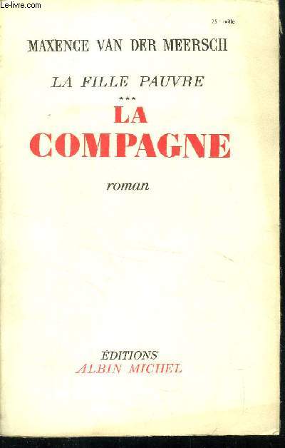 LA FILLE PAUVRE - LA COMPAGNE