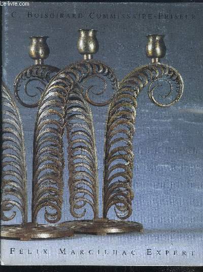 CATALOGUE DE VENTES AUX ENCHERES DU JEUDI 18 DECEMBRE 1997 : ART NOUVEAU ET ART DECO // SOMMAIRE : ARTS GRAPHISQUE -DESSINS - AQUARELLES - PASTELS - TABLEAUX - SCULPTURES - OEUVRES DE DAUM - CERAMIQUES ETC