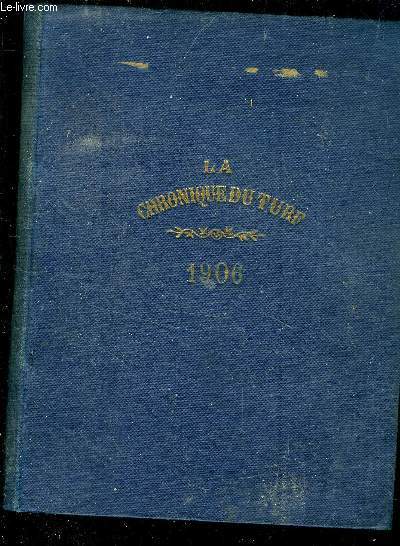 ANNUAIRE DE LA CHRONIQUE DU TURF , CALENDIER ET COURSES DE L ANNEE 1906
