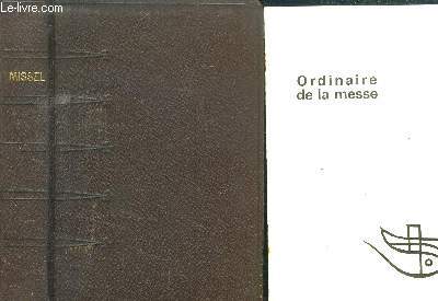 MISSEL BIBLIQUE DES DIMANCHES ET DES FETES - SACREMENTS PRIERES ET CANTIQUES -